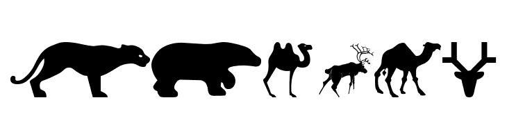 wmanimals2  Free Fonts Download