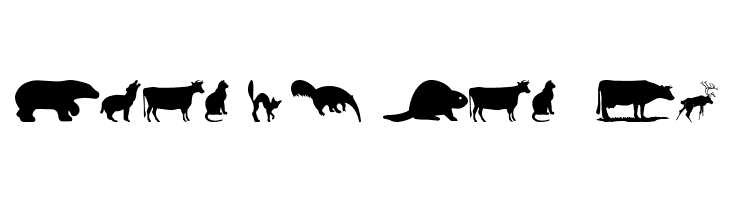 wmanimals2  Free Fonts Download