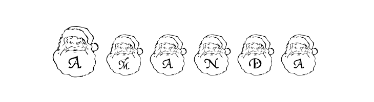 DLSantaCaps  Free Fonts Download