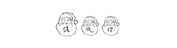DLSantaCaps  Free Fonts Download