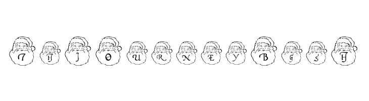 DLSantaCaps  Free Fonts Download