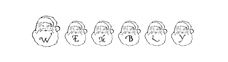 DLSantaCaps  Free Fonts Download