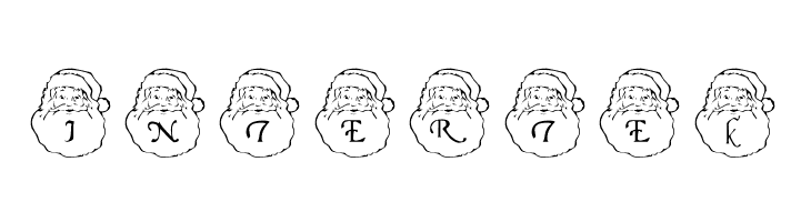 DLSantaCaps  Free Fonts Download