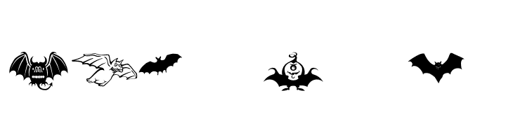 Bats-Symbols  Free Fonts Download