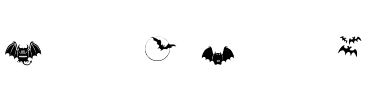 Bats-Symbols  Free Fonts Download