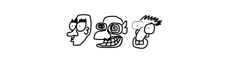 Doodle Dudes of Doom  Free Fonts Download