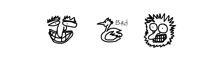 Doodle Dudes of Doom  Free Fonts Download