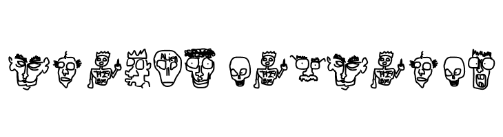Doodle Dudes of Doom  Free Fonts Download