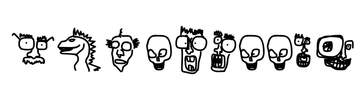 Doodle Dudes of Doom  Free Fonts Download