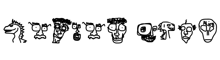 Doodle Dudes of Doom  Free Fonts Download