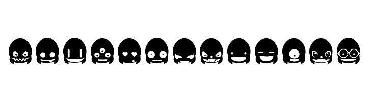 Ghost Smileys  Free Fonts Download