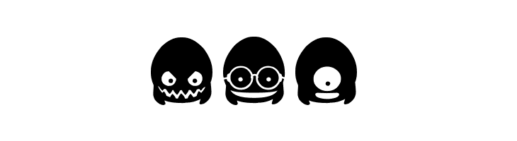 Ghost Smileys  Free Fonts Download
