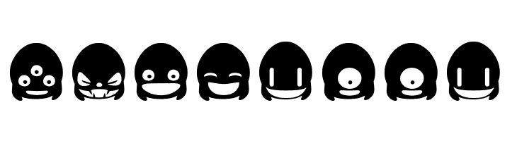 Ghost Smileys  Free Fonts Download