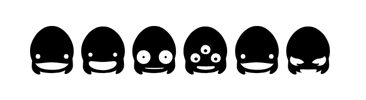 Ghost Smileys  Free Fonts Download