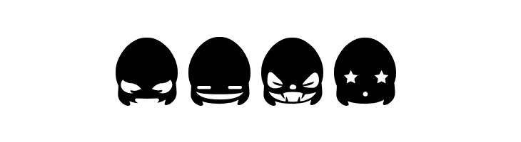 Ghost Smileys  Free Fonts Download