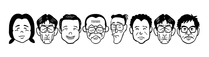 SakabePeople03  Free Fonts Download