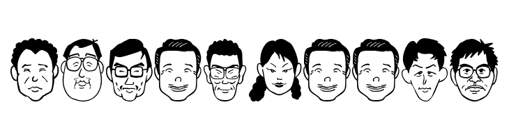 SakabePeople03  Free Fonts Download