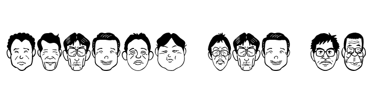 SakabePeople03  Free Fonts Download