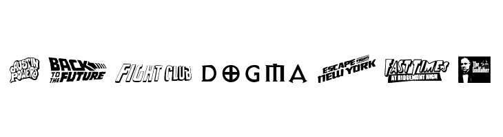 Movie Gallery  Free Fonts Download