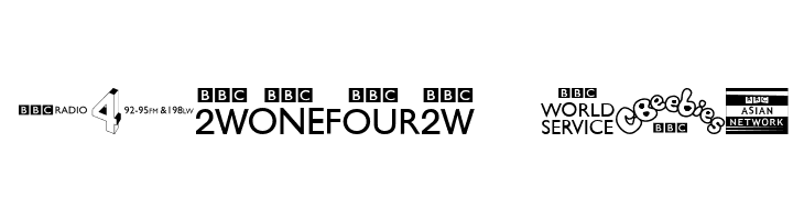 BBC TV Channel Logos  Free Fonts Download