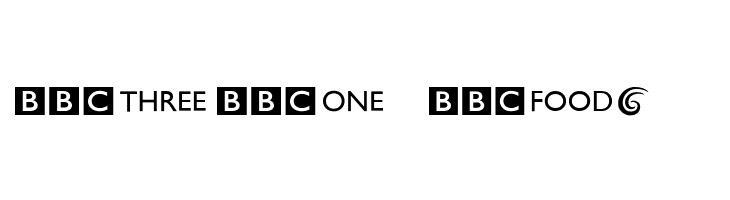 BBC Striped Channel Logos  Free Fonts Download