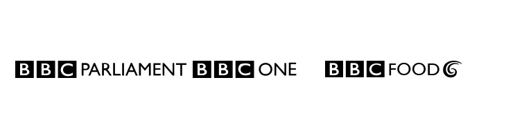 BBC Striped Channel Logos  Free Fonts Download