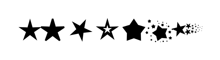 PizzaDude Stars  Free Fonts Download
