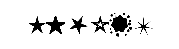 PizzaDude Stars  Free Fonts Download