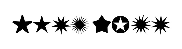 PizzaDude Stars  Free Fonts Download