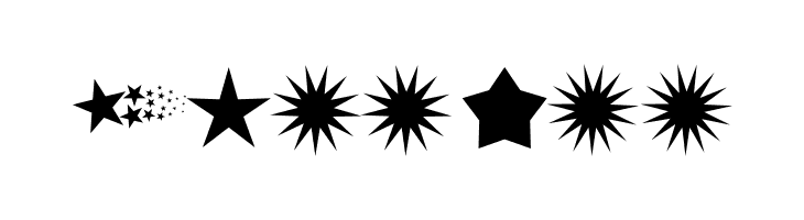 PizzaDude Stars  Free Fonts Download