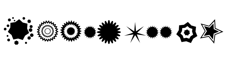 PizzaDude Stars  Free Fonts Download