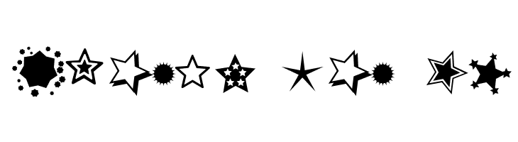 PizzaDude Stars  Free Fonts Download