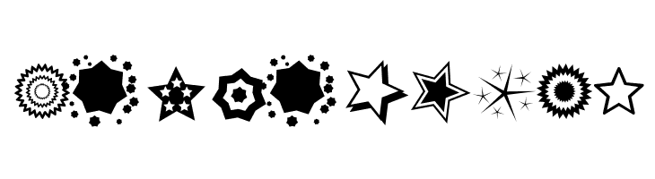 PizzaDude Stars  Free Fonts Download