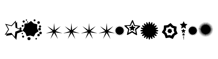 PizzaDude Stars  Free Fonts Download