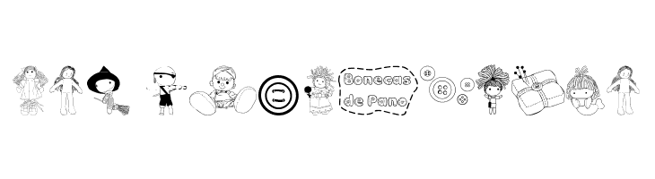 BonecaS de Pano  Free Fonts Download