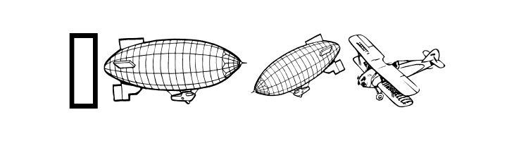 Aeroplanes  Free Fonts Download