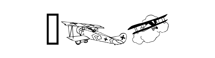 Aeroplanes  Free Fonts Download