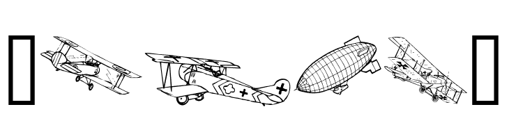 Aeroplanes  Free Fonts Download