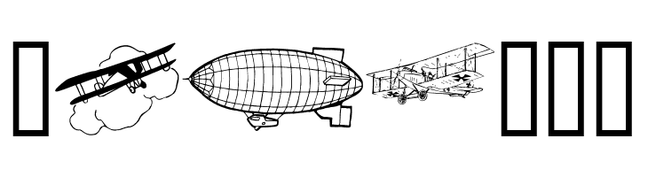 Aeroplanes  Free Fonts Download