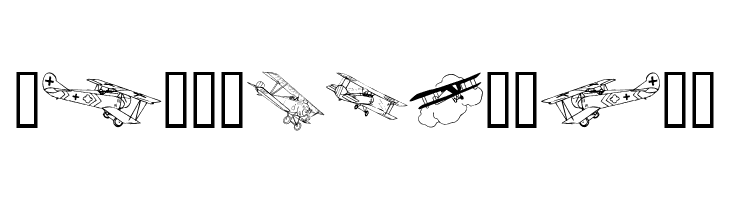 Aeroplanes  Free Fonts Download