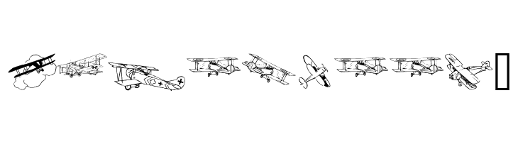 Aeroplanes  Free Fonts Download
