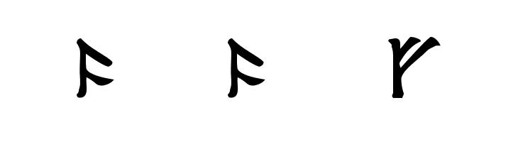 Tolkien-Dwarf-Runes  Free Fonts Download