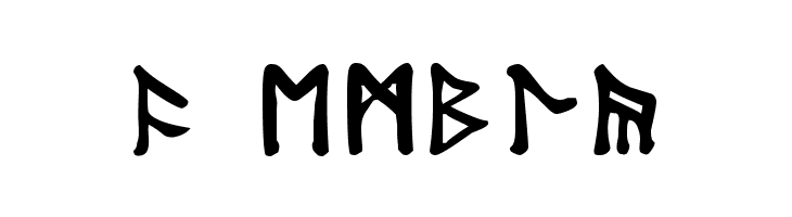 Tolkien-Dwarf-Runes  Free Fonts Download