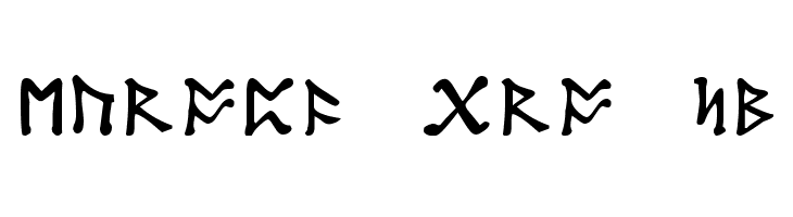 Tolkien-Dwarf-Runes  Free Fonts Download