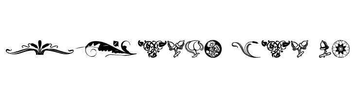 Florals 2  Free Fonts Download