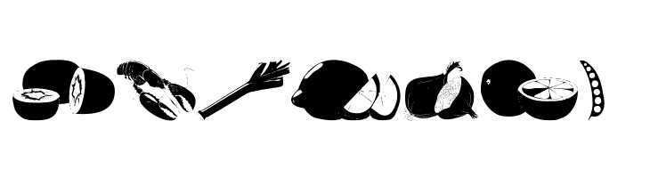 wmfood1  Free Fonts Download