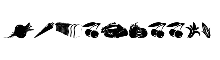 wmfood1  Free Fonts Download