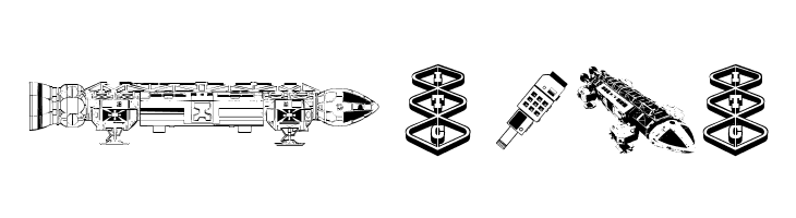 Anderson Space1999 Dings  Free Fonts Download