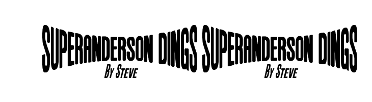 Anderson Space1999 Dings  Free Fonts Download