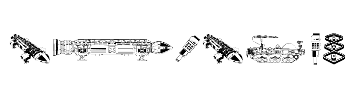 Anderson Space1999 Dings  Free Fonts Download